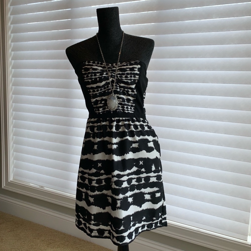 Strapless Mini Hurley Dress